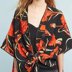 Anthropologie Do Everything In Love floral kimono